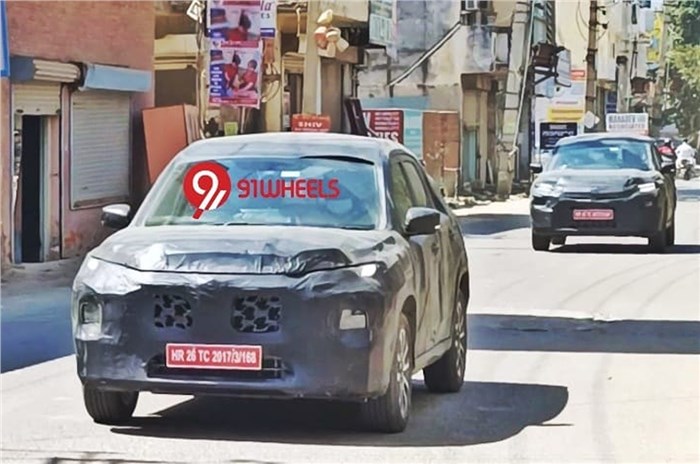 Maruti and Toyota mid-size SUC spied